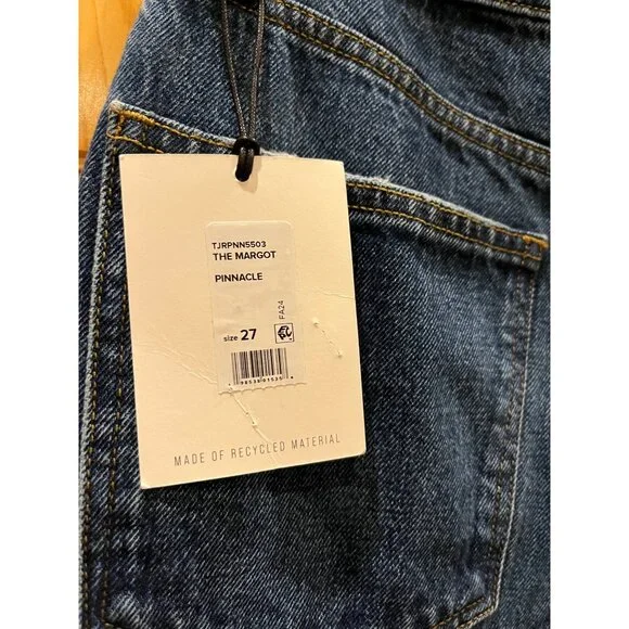 Joes Jeans The Margot Slim Ankle Recycled Material Denim Jeans Size 27 Dark Wash - Picture 4 of 5
